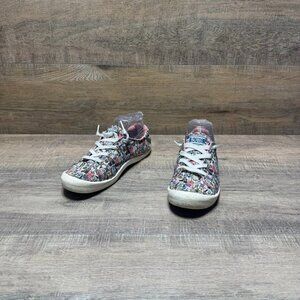 Bobs by Skechers Beach Bingo Rovers Rally Dogs Canvas Sneakers Women's Size 7